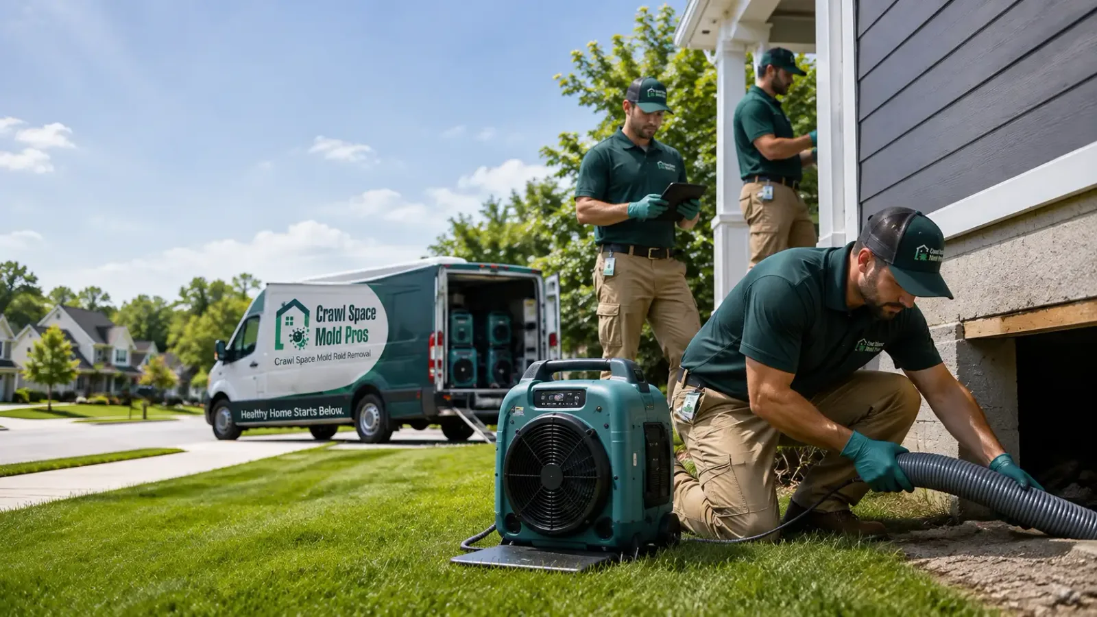 Crawl Space Mold Removal in Old Fort, OH